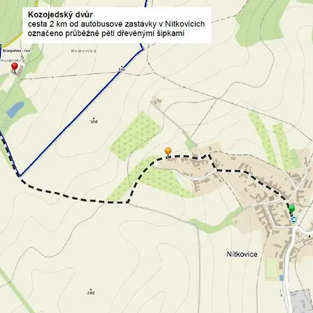 Alojamento de Turismo Rural Kozojedsky Dvur Litencice